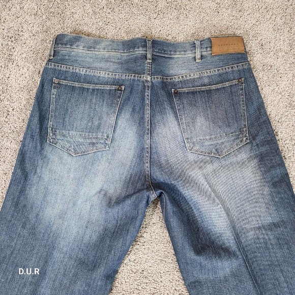 Sean John Jeans Men's 40x27 Blue‎ Denim Relaxed Fit Straight Leg Casual Hip Hop - Picture 7 of 16